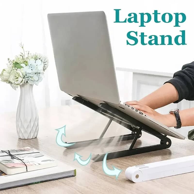 Laptop Stand Foldable Aluminum with Adjustable Angles 5