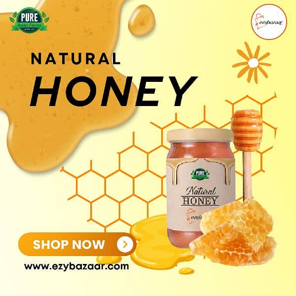 Farm Fresh and Pure Honey and Desi ghee 1