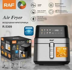 New) RAF LCD Touch Air Fryer - 8.0 Liter Capacity 0
