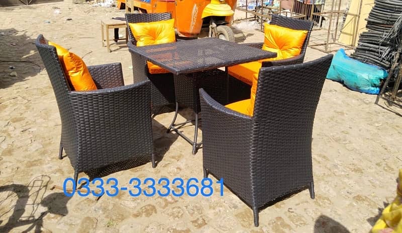 Rattan Outdoor Furniture Dining Chairs 4