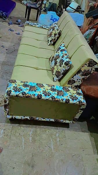 Elegant Sofa set for sale | sofa cumbed | L shape sofa set | puffy set 8