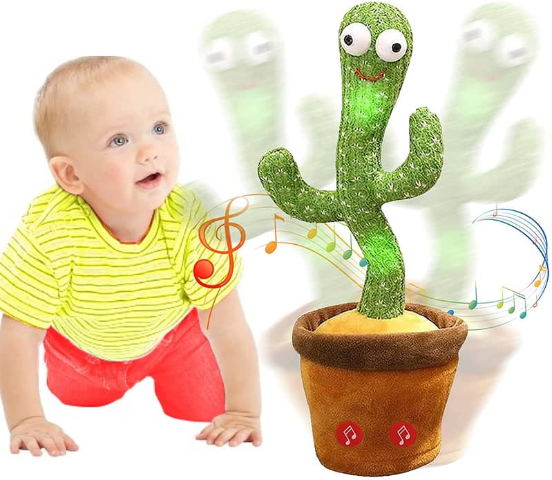 Dancing Cactus Toy, Talking Tree Cactus Plush Toy-Latest 0