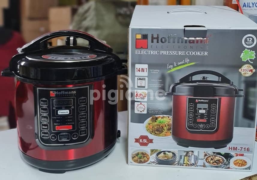 6.5ltrs Hoffmans multifunctional pressure cooker 1