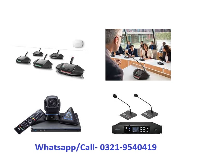 Conference System Audio | Video Conferencing | Meeting Mics Wireless 2