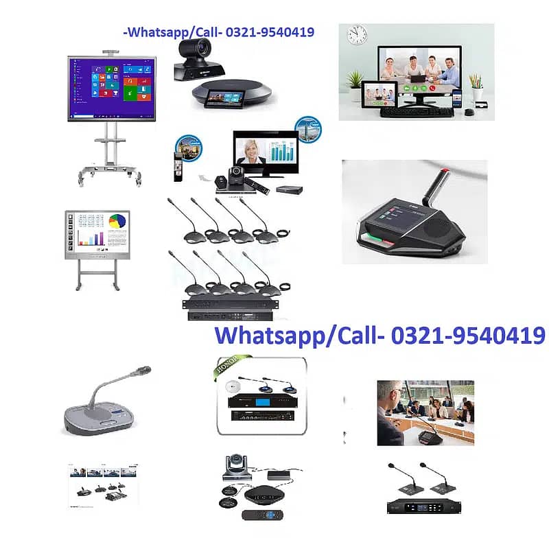Conference System Audio | Video Conferencing | Meeting Mics Wireless 6