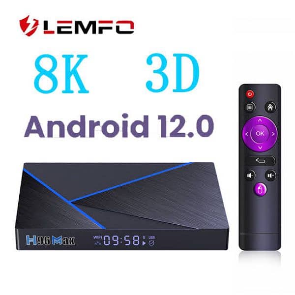 H96 MAX Android 11 RK3566 8GB/64GB TV BOX 1.8GHz 2.4G+5G WIFI  8K 1