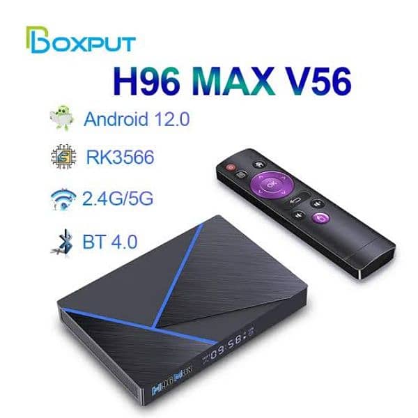 H96 MAX Android 11 RK3566 8GB/64GB TV BOX 1.8GHz 2.4G+5G WIFI  8K 2