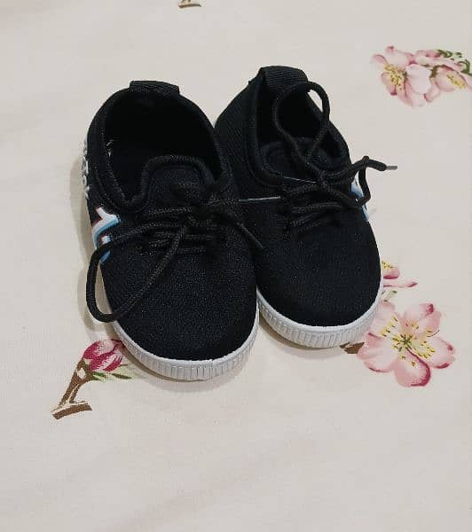 baby boy black casual shoes 2