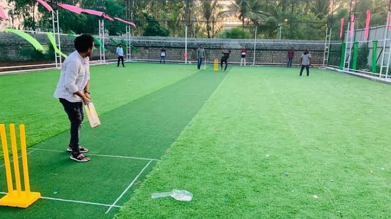 Artificial grass for cricket ground 3