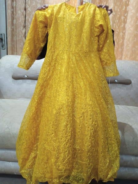 Girls YELLOW FROCK 0