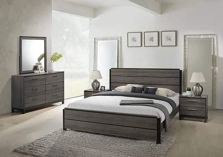 Bed set/ Double bed/ King size bed /Bedroom furniture 10