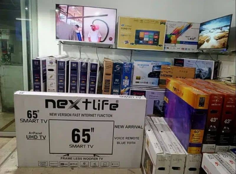 65 INCH ANDROID LED NEW BOX PACK WITH WARRANTY 03221257237 7
