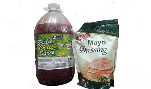 salva fresh ketchup 5kg with free mayonaise