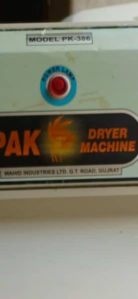 Pak Dryer Model PK-386 0