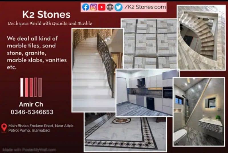 Granite and Marble Stairs,flooring/kitchen floor Marble/kitchen Shelfs 1