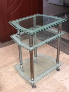 Glass Table Trolley