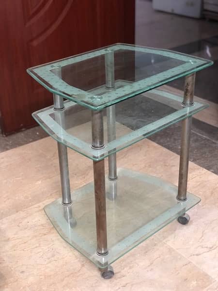 Glass Table Trolley 0