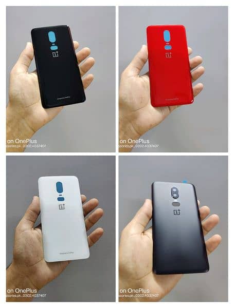 OnePlus back glass for 6,6t,7,7t,7pro,8,8pro,8t,9r,9,9pro,10pro,11,11r 10