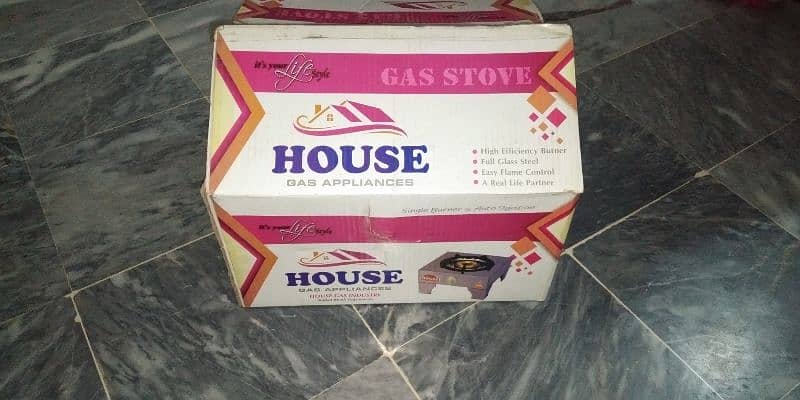 House Gas Single Brunner Stove 4