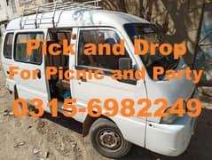 Pick and Drop for picnic and party Changan 11 Seater
