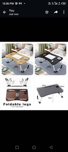 Laptop Foldable Table For Computer Use and other work