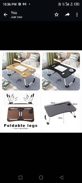 Laptop Foldable Table For Computer Use and other work 0