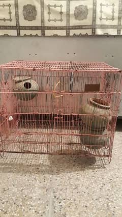 2 porshan parrot braiding cage