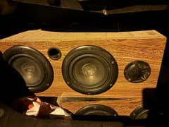 Home speaker used with amplifier