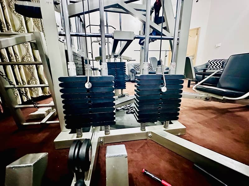 427KG solid weight stack - Multi 12 Station Commercial GYM 2