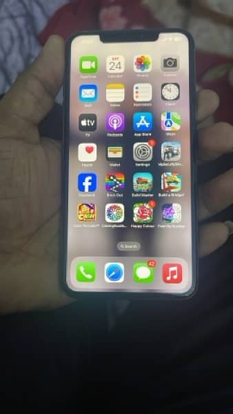 iphone xs max 64gb full ok pta approved 10.9 battery 87 ‘/, face id ok 0