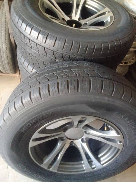 ALLOY RIM WITH TYRE'S 6
