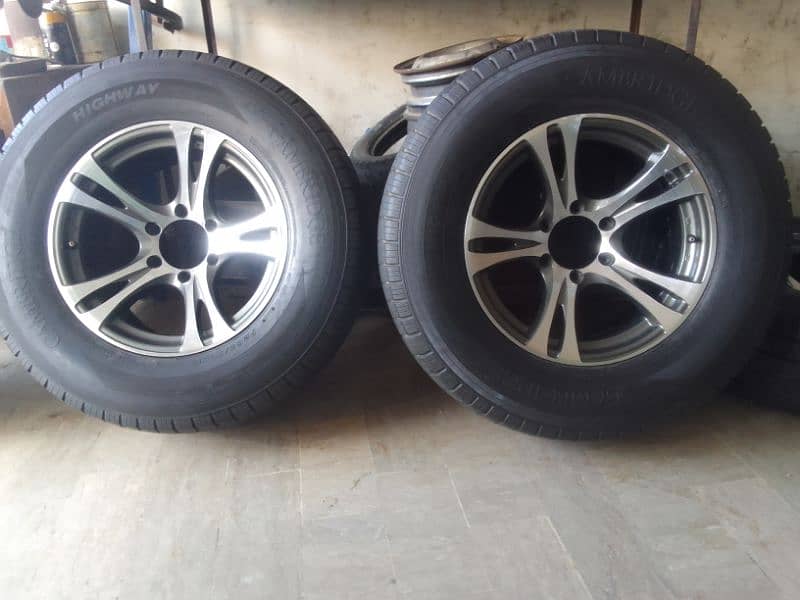 ALLOY RIM WITH TYRE'S 13
