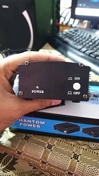 Phantom Power supply + XLR Cable 1