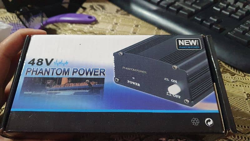 Phantom Power supply + XLR Cable 2