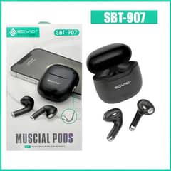 SOVO SBT-907 Heavy Bass Wireless Headset With ENC Support Musical 0