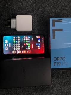 OPPO F19 pro neat and clean phone with box and 33 watt charger