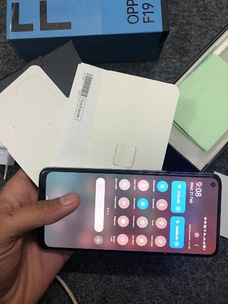 OPPO F19 pro neat and clean phone with box and 33 watt charger 1