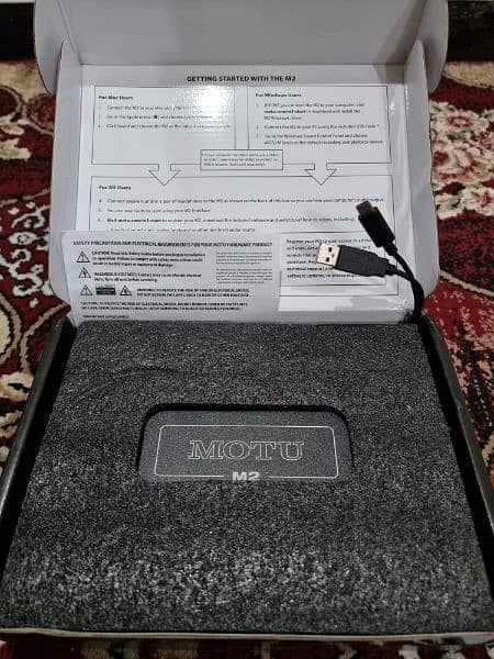 MOTU M2 2×2 USB  Audio Interface , Microphone, Mic, Sound card , Rode 4