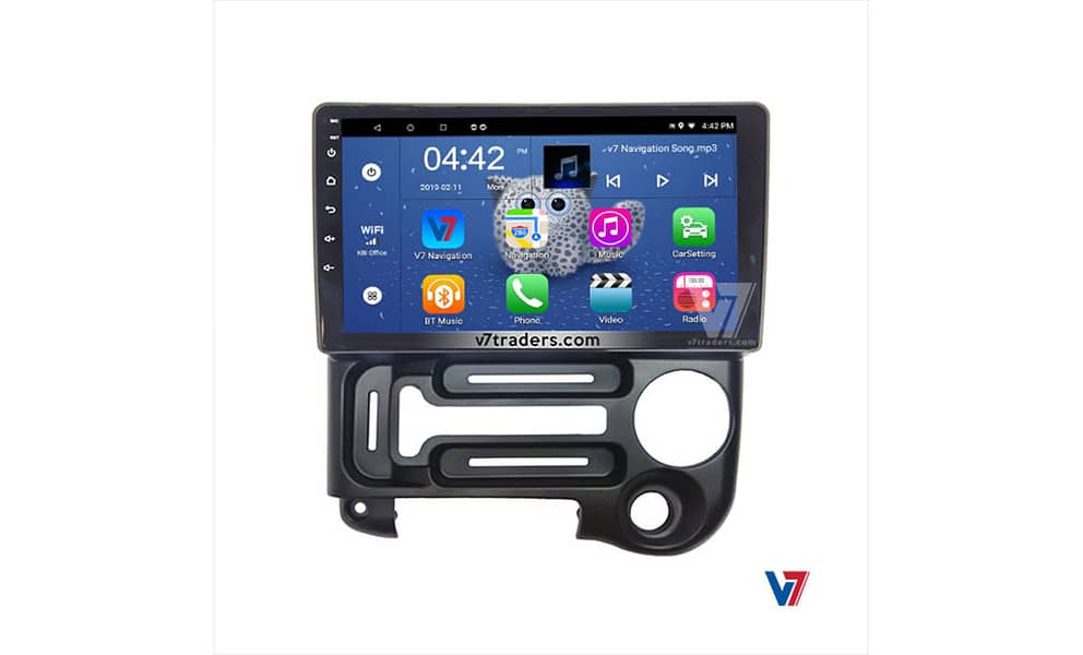 V7 Hyundai Santro Android LCD LED Car Touch Panel GPS Navigation Car 5