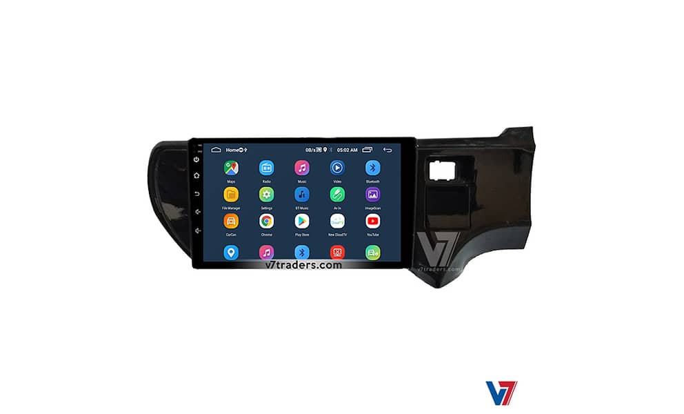 V7 Toyota Aqua Car Android LCD LED Player GPS Navigation panel DVD CD 5