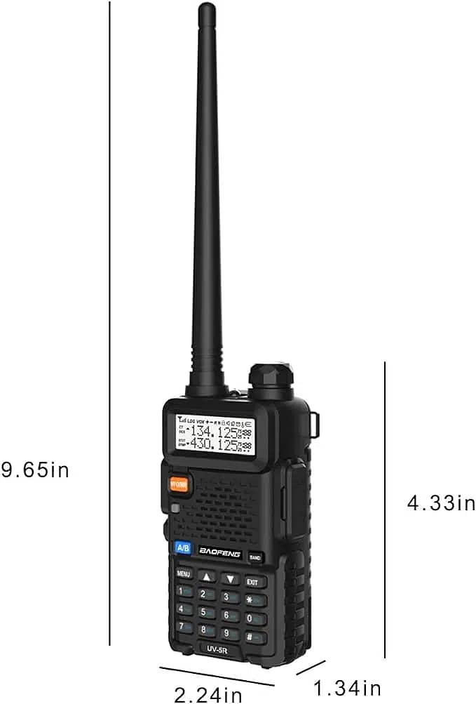 Boufing UV-5R V_H_F 2m/70cm Dual Band FM Two way Radio US 3