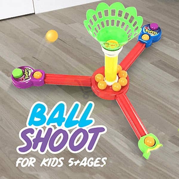 Triple Challenge Sports Action Game Ball Shoot Toy For Kids 0