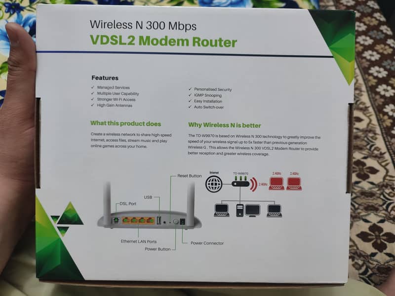 PTCL VDSL2 Modem 3