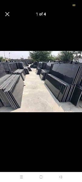 BLACK GRANITE FOR STAIRS AND TRAVERTINE FOR FRONT ELEVATION AVAILABLE 4