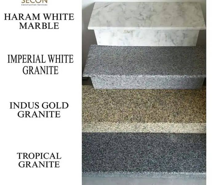 BLACK GRANITE FOR STAIRS AND TRAVERTINE FOR FRONT ELEVATION AVAILABLE 6