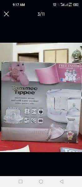 Tommee Tippee Electric Baby Feeder Microwave Sterilizer, Imported 6