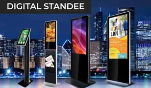 Touch LED Kiosk -Digital Floor Standee-Interactive Screen- Video Wall