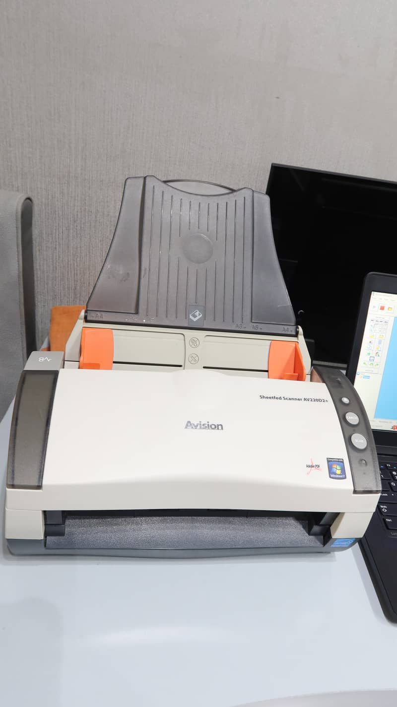 Avision AV220D2+ ADF Scanner for batch scanning, 60PPM/120IPM 1