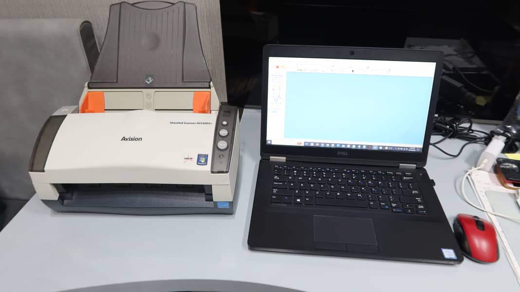 Avision AV220D2+ ADF Scanner for batch scanning, 60PPM/120IPM 0