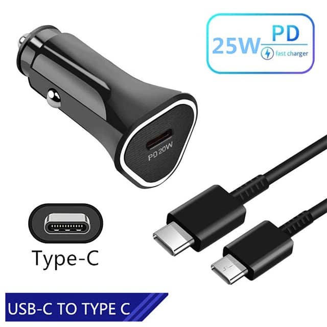 Iphone Car Charger Usb-C 20w 1